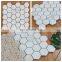 Calacatta gold stone mosaic, 3x3