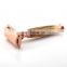 best selling  red bronze chrome durable reusable  eo-friendly metal razor double edge natural bamboo handle shaving safety razor