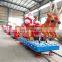 Christmas carnival rides Santa Claus track train for children and adults