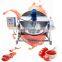 Double Boiler Pot Boil Porridge Vertical 1000 500 L Cook Steam Jacketed Kettle With Agitator Stirrer Electric