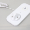 ABS-Verbundmaterial, wei?, Farbanpassung m?glich, Desktop-Ladesystem für Handy, Kopfh?rer und Watch, kabelloser 3-in-1-Ladeger?t