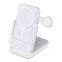 3 in 1  Wireless Charging Station Portable fast Wireless Charger Dock with Efficient Battery Utilization