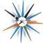 original quality Colorful sun wall clock