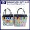 New design mini gift basket of empty customize pu leather basket for gift