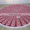 Hippie Mandala Beach Throw Round Yoga Mat