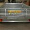 Hot dipped galvanized hydraulic tipping box trailer/ tipper trailer/ farm trailer