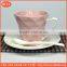 coffee cup color mud soil porcelain cup and saucer with ceramic spoon bump carving sculpture new design for coffee and tea