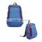 Daypack red blue casual travel bag