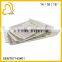 3PC SIZES RECTANGLE MELAMINE TRAYS WITH HANDLE