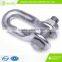 Zhuojiya Factory Wholesale Low Price Various Type Bow Shackle U.S Drop Forged D Shackle