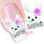 Hotselling rabbit sticker water nail art