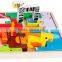 2015 New Products Wooden Animal Block Puzzle Toy Children Game