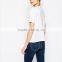 soft textile O-collar casual women tops and blouse OEM service