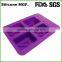Heart shape design eco friendly silicone ice cube pop maker