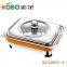 Manufactory restaurant metal spray colors buffet food warmer stove with conbination lid