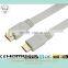 V1.4 Flat HDMI Cable with Ethernet and Gold connector support 3D
