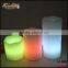 dripping melted led wax candle