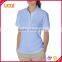 Women high quality short sleeves open neck polo t shirt, blank custom sports polo t shirt wholesale China