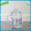 Glass coffee cup clear coffee cup with lid