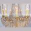 big antique brass crystal chandelier 1200*1800mm large hotel chandelier lighting for project