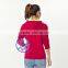 Custom blank plain zip gym hoodie for women