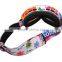 Custom Multi Color Frame Child & Kids Ski Goggles Anti Fog Snow Goggles Double Lens and UV Eyes Protective
