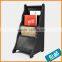 High-grade leather magazine newspaper office data storage shelf newspaper rack creative showcase News Stand shipping