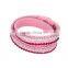 Custom jewelry factory oem pink diamond bracelets for womens