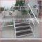 Aluminum assembly stage with linear stair