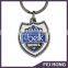 Popular custom made logo american football digital printing keychain