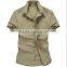 wholesale price slim fit design100% polyester dry fit business shirt