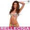 2016 RELLECIGA Jungle Push-up Swimwear with Criss Cross Triangle Top & Double-string Bottom