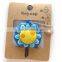 Fashionable sun flower shape design key cover soft key cap for key holder