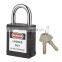 Compact 25mm Shackle Mini Safety Padlock Lockout