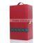Wholesale wine bottle leather storage gift box