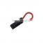 IP20 12V custom made ultra thin flexible led 2 pin female plug led connectors