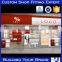 Cheap Price Used Lighted Shoe Glass Display Case