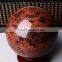 Rare Red Obsidian Sphere Ball for feng shui