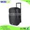 200W professional plastic speaker with mic bluetooth guitar input