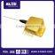 Wide application 300mw-500mw alunimium anodized/brass fiber laser machine