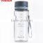 Promotion plastic drinking sports water bottle with straw gifts