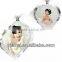 Wedding Favor Crystal Photo Keychain wedding gifts 2015.3D laser crystal keychain