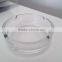 OEM decal design clear & colored custom glass ashtray with logo printing