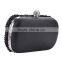 New Fashion Two Chains Women Pearl Evening Bag Clutch Gorgeous Bridal Wedding Party handbag