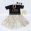 Sequins fluffy children tulle skirt, tutu skirt