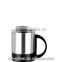 Cheaper single-deck stainless steel coffee cup 200ml mugs