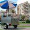 Electric tricycle food cart vending mobile food van with wheels