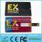 colorful Blank business card ,credit card usb flash,Custom USB drive with your logo both sides,