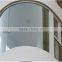 curved double glazing glass for door inserts