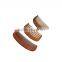 Natural wood color hair wood comb with custom logo